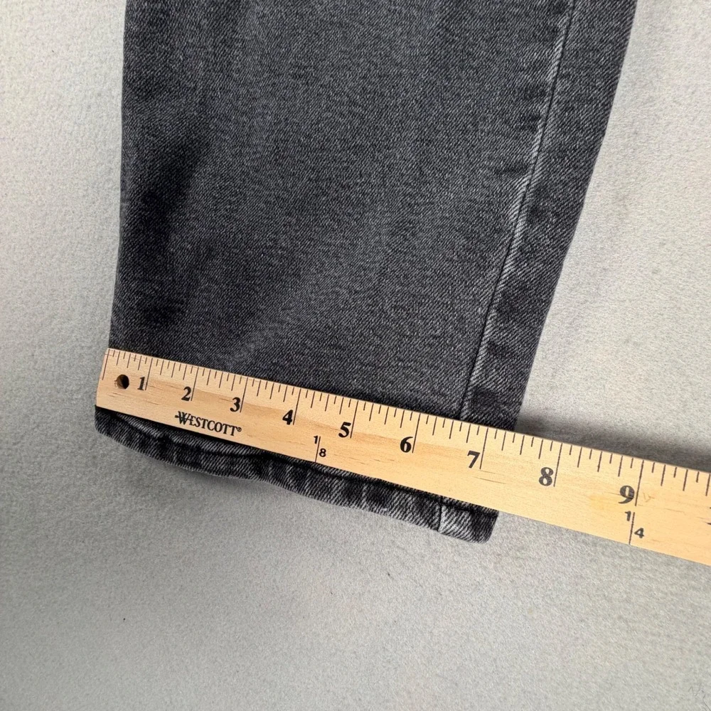 Y2K Hollister Baggy Jeans Mens 28x30 Washed Black High Rise Straight